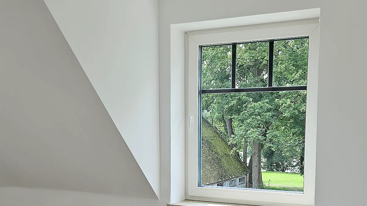 Aussicht vom Obergeschoss